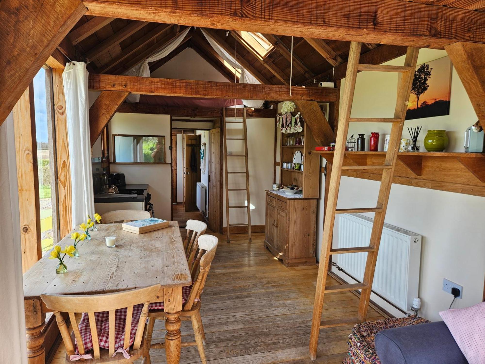 Log Cabin At The Old Summer Dairy Glastonbury サマートン エクステリア 写真
