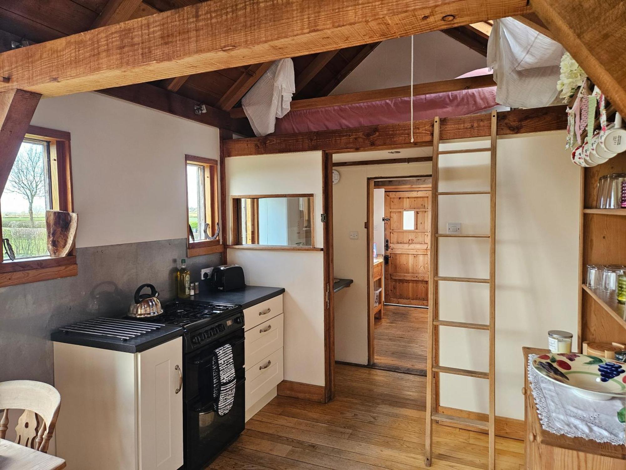 Log Cabin At The Old Summer Dairy Glastonbury サマートン エクステリア 写真