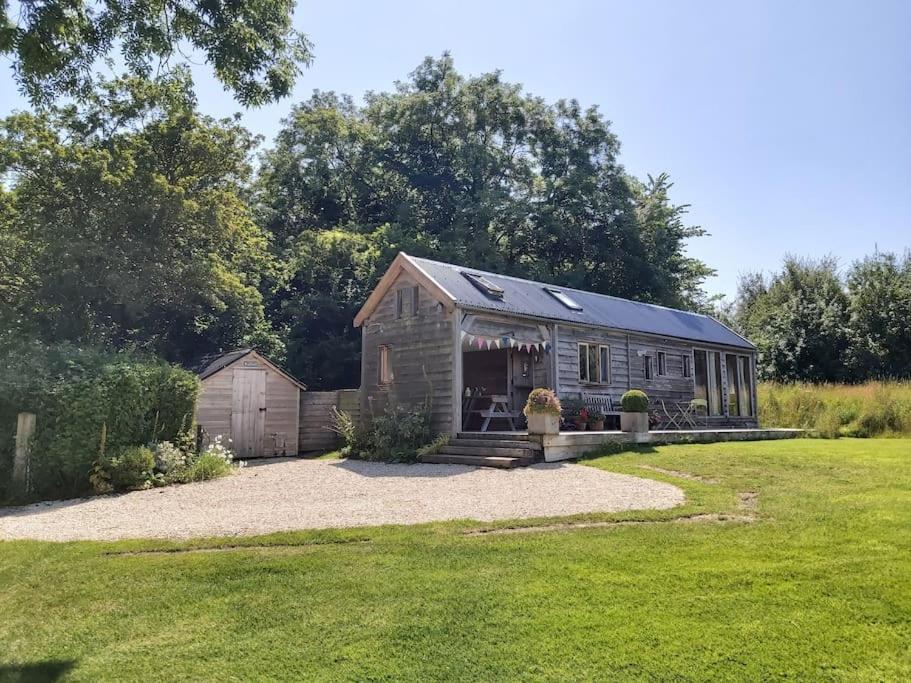 Log Cabin At The Old Summer Dairy Glastonbury サマートン エクステリア 写真