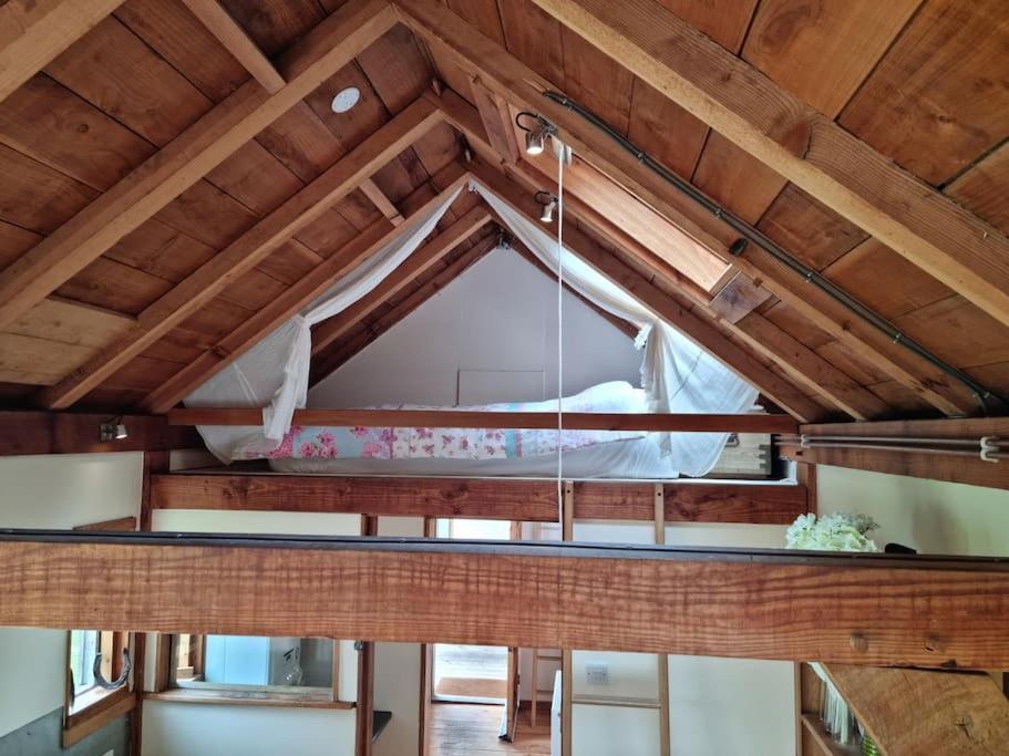 Log Cabin At The Old Summer Dairy Glastonbury サマートン エクステリア 写真