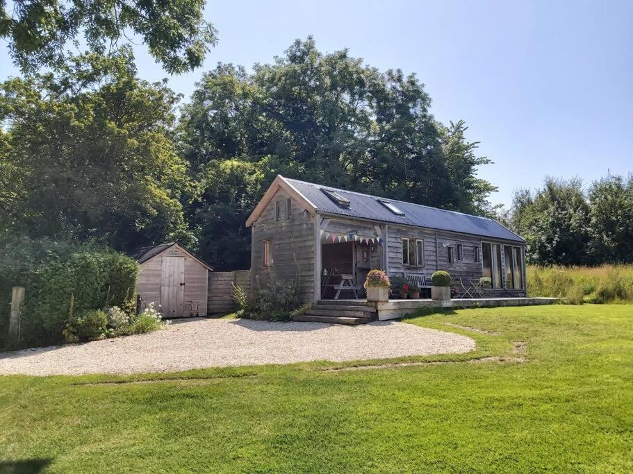 Log Cabin At The Old Summer Dairy Glastonbury サマートン エクステリア 写真
